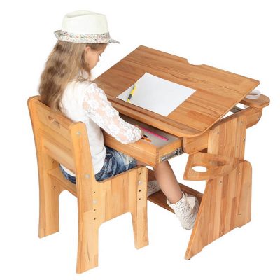 Regulacja nachylenia blatu - biurko dla dzieci E-170